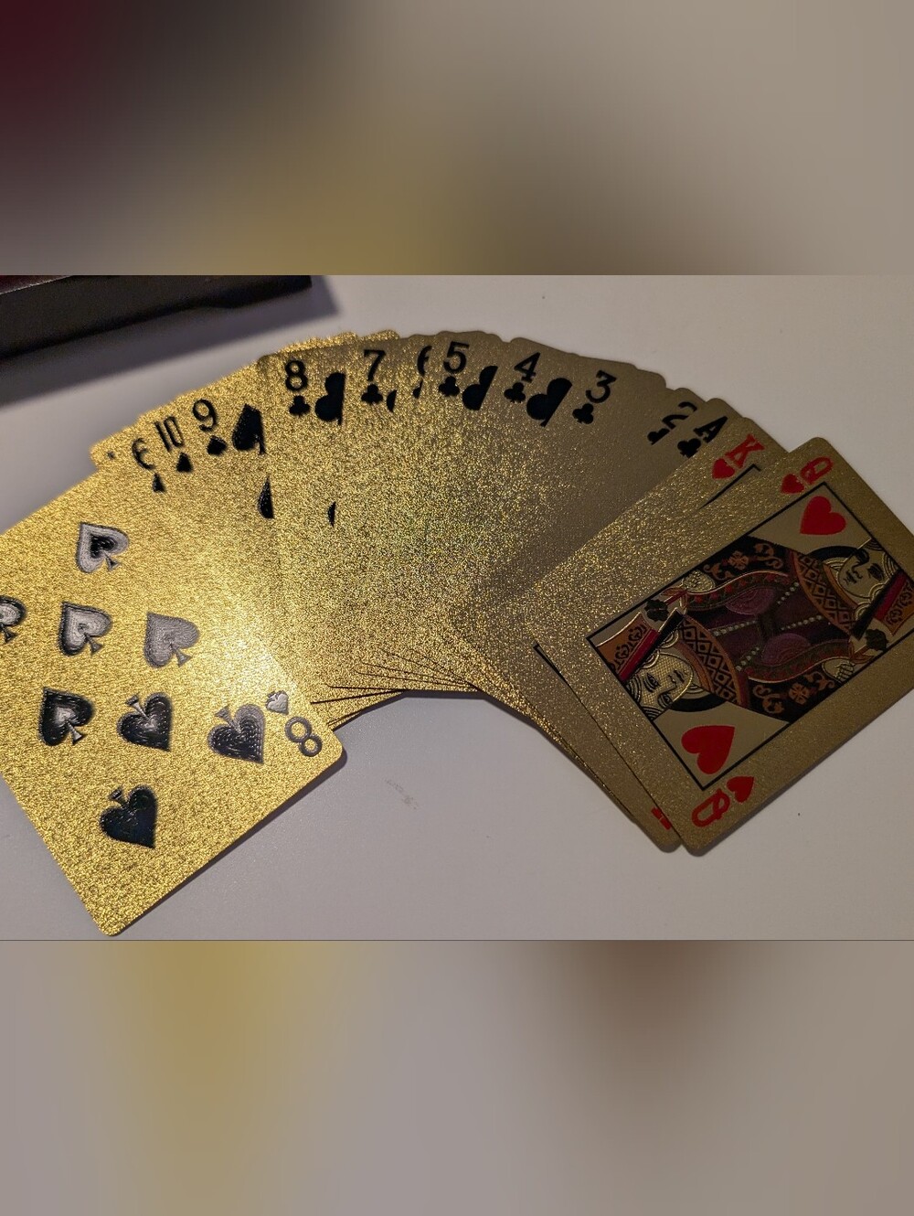 Gold Foil Playing Cards - Gold Deck Like New